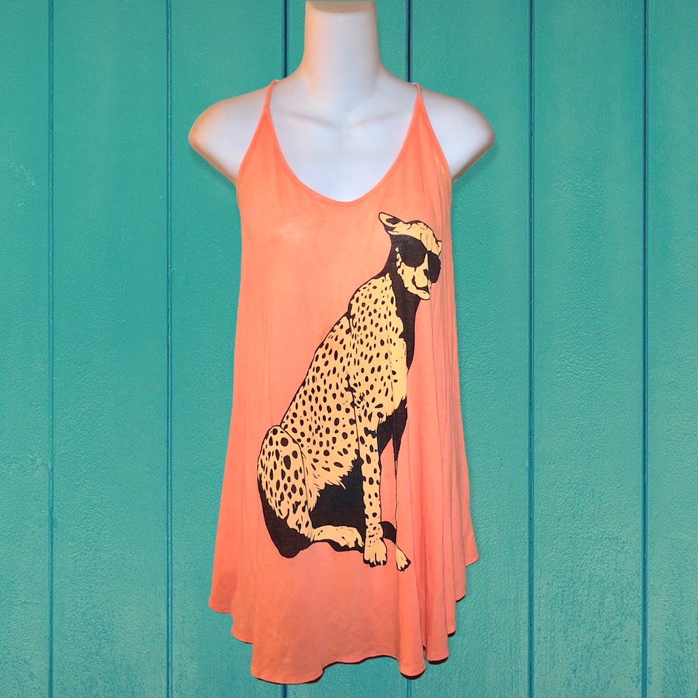 Wildfox Shady Cheetah Tank